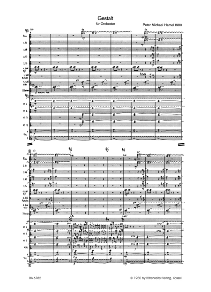 Gestalt for Orchestra TB scores gallery preview page 2