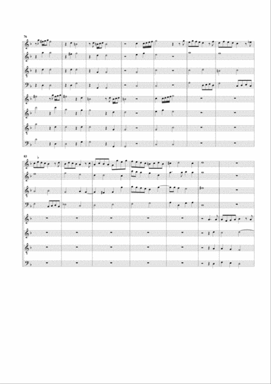 Canzon octavi toni a8 (arrangement for 8 recorders) Recorder scores gallery preview page 6