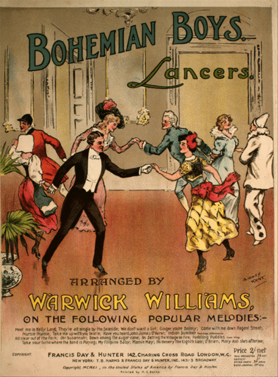 Bohemian Boys. Lancers Piano Solo scores gallery preview page 1
