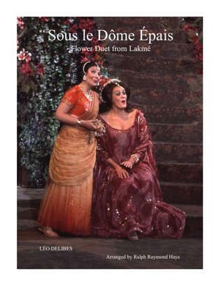 Book cover for Flower Duet from "Lakmé" (for Flute Choir)