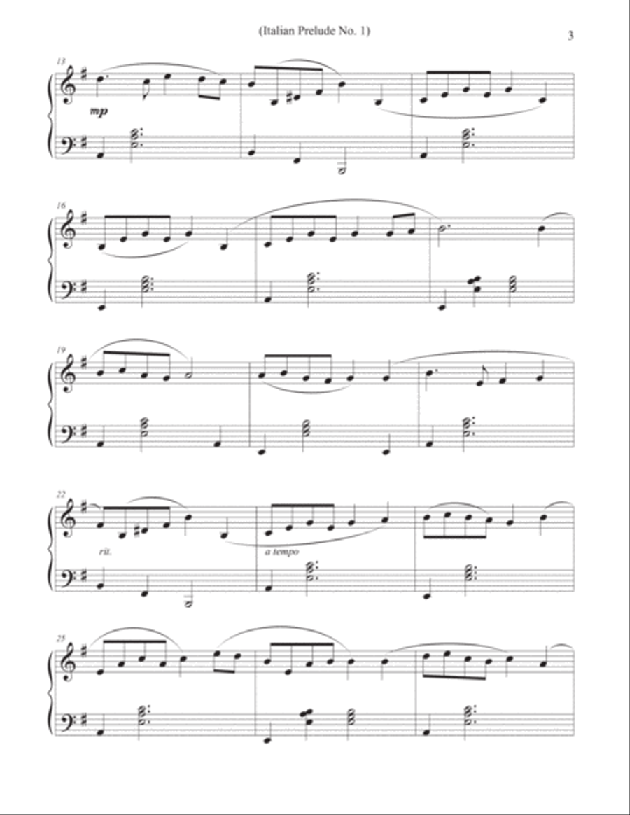 Italian Preludes, Nos. 1-8 - Piano Book Piano Solo scores gallery preview page 3