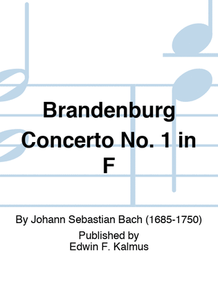 Book cover for Brandenburg Concerto No. 1 in F