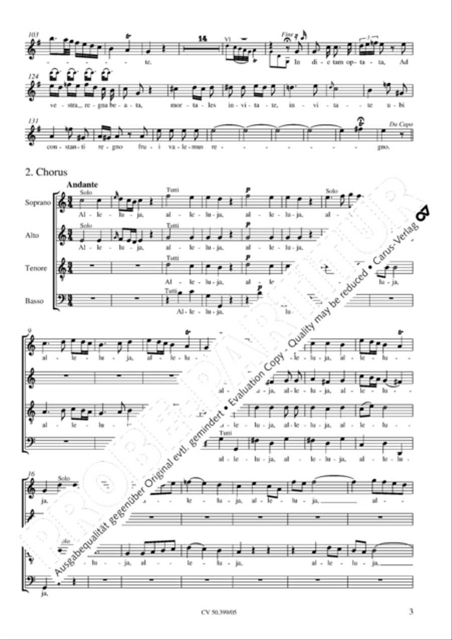 O coelitum beati 4-Part scores gallery preview page 4