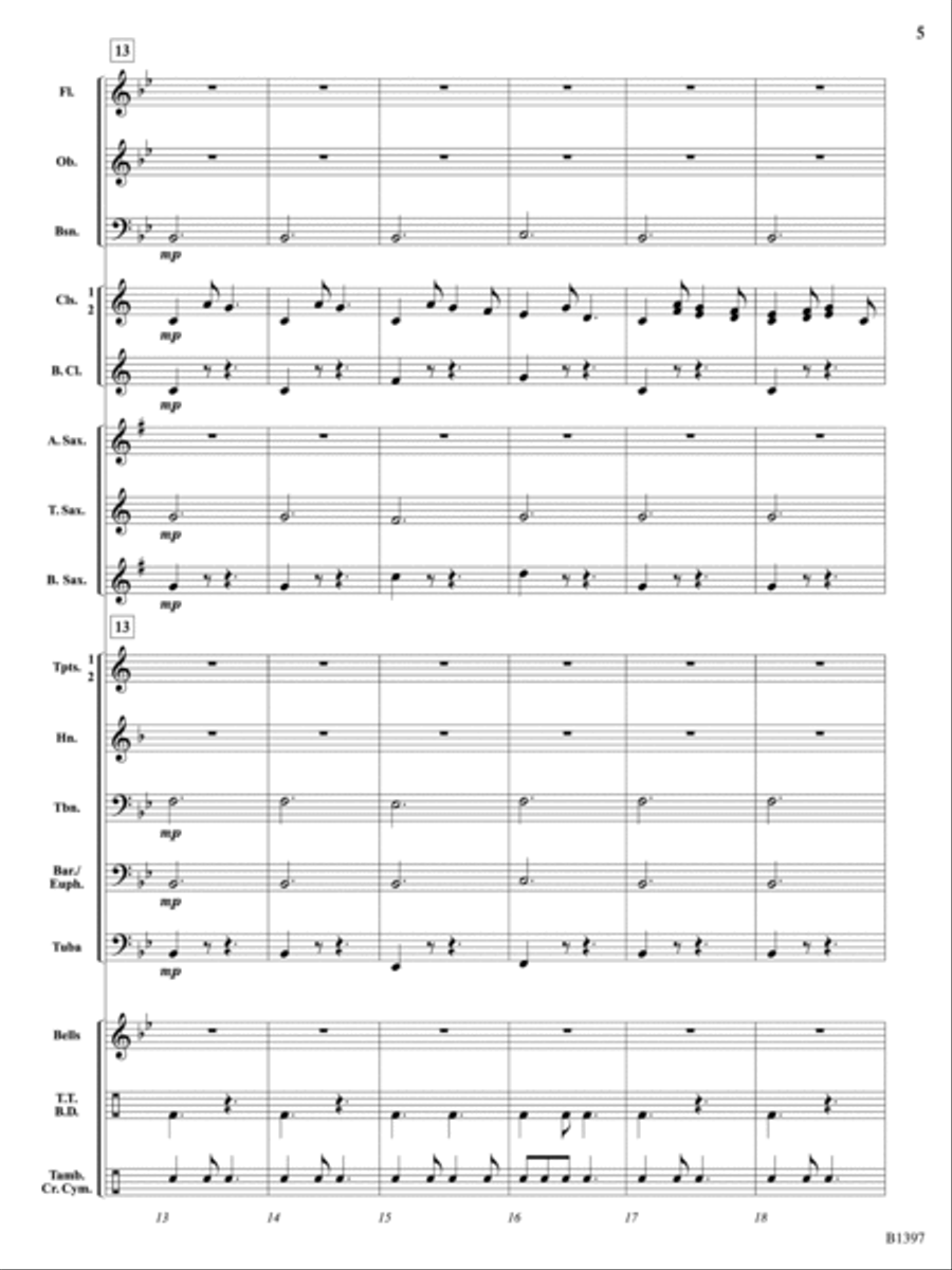 Irish Jig for Young Feet: Score Concert Band scores gallery preview page 5