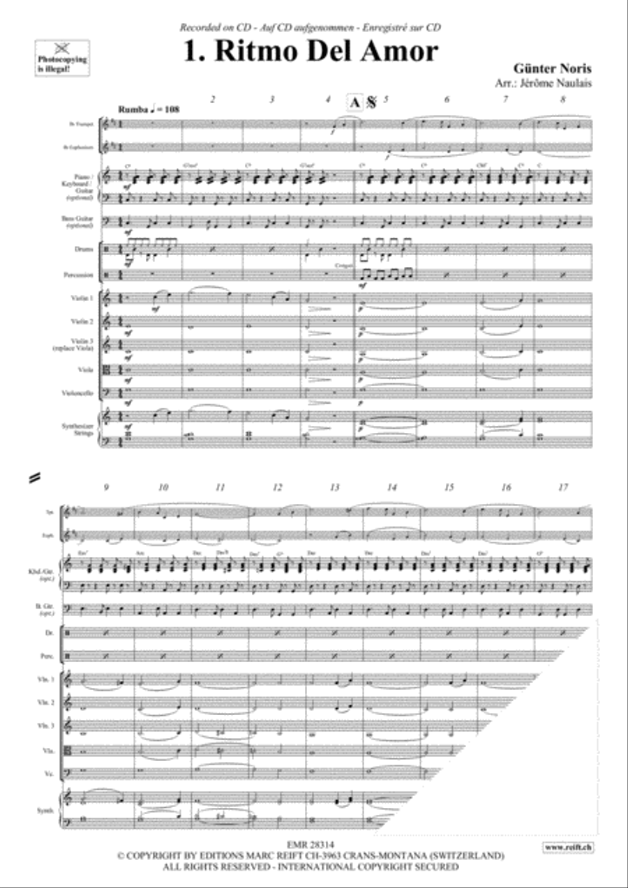 Let's Dance Volume 5 Brass Ensemble scores gallery preview page 3