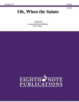 Book cover for Oh, When the Saints