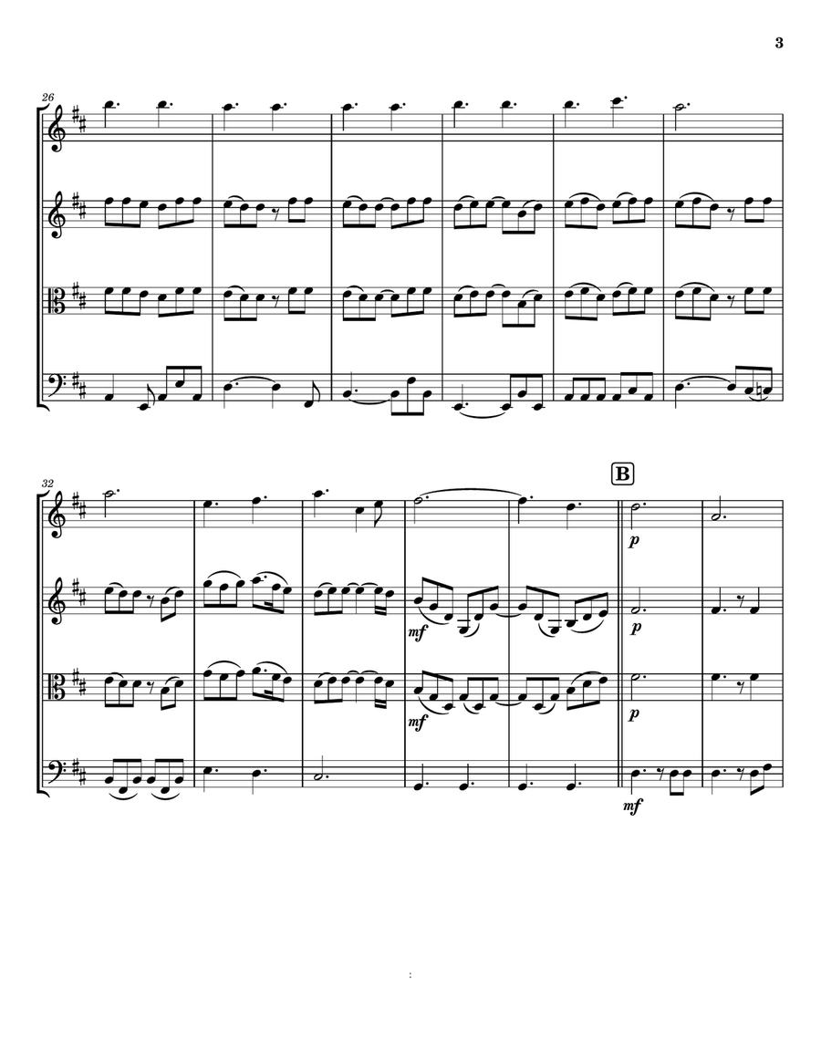 I'll Make Love To You String Trio scores gallery preview page 3