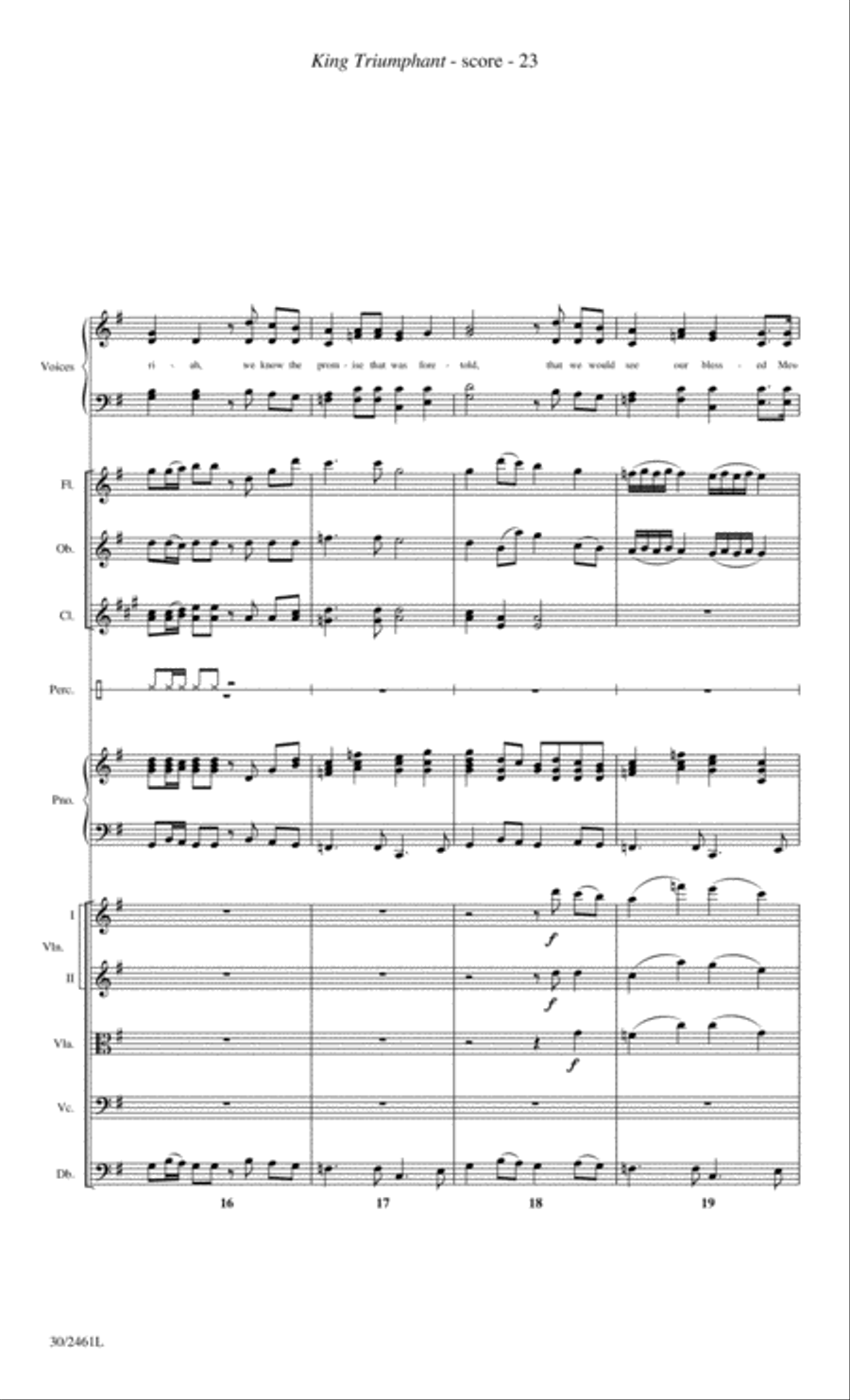 Journey to the Cross - Orchestral Score and Parts Choir scores gallery preview page 25