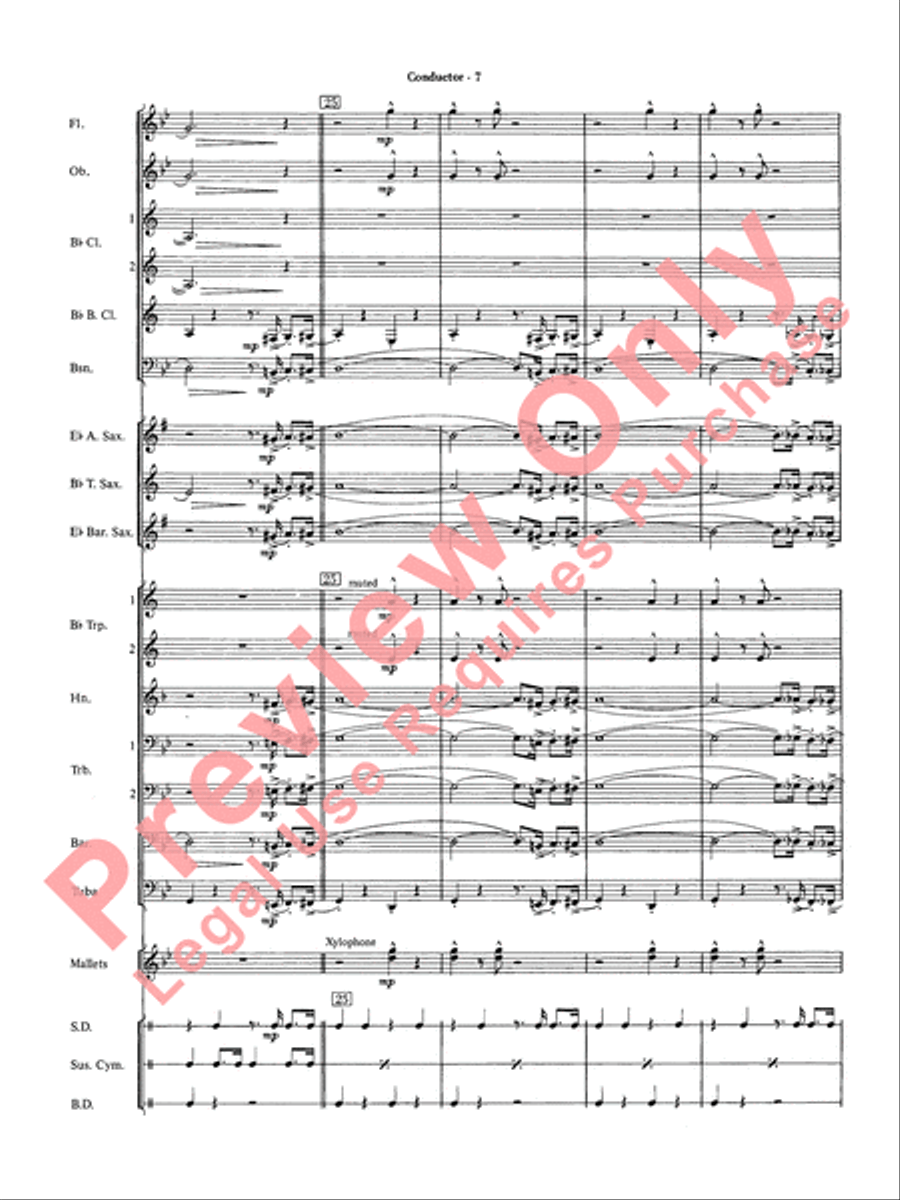 The Pink Panther Concert Band scores gallery preview page 9