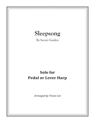 Book cover for Sleepsong