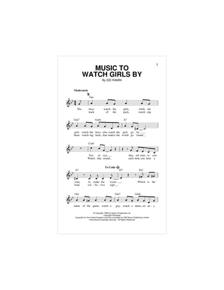 Book cover for Music To Watch Girls By