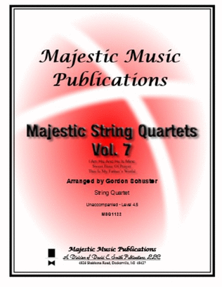 Book cover for Majestic String Quartet, Vol. 7
