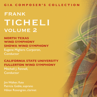 Book cover for Composer's Collection: Frank Ticheli, Vol. 2