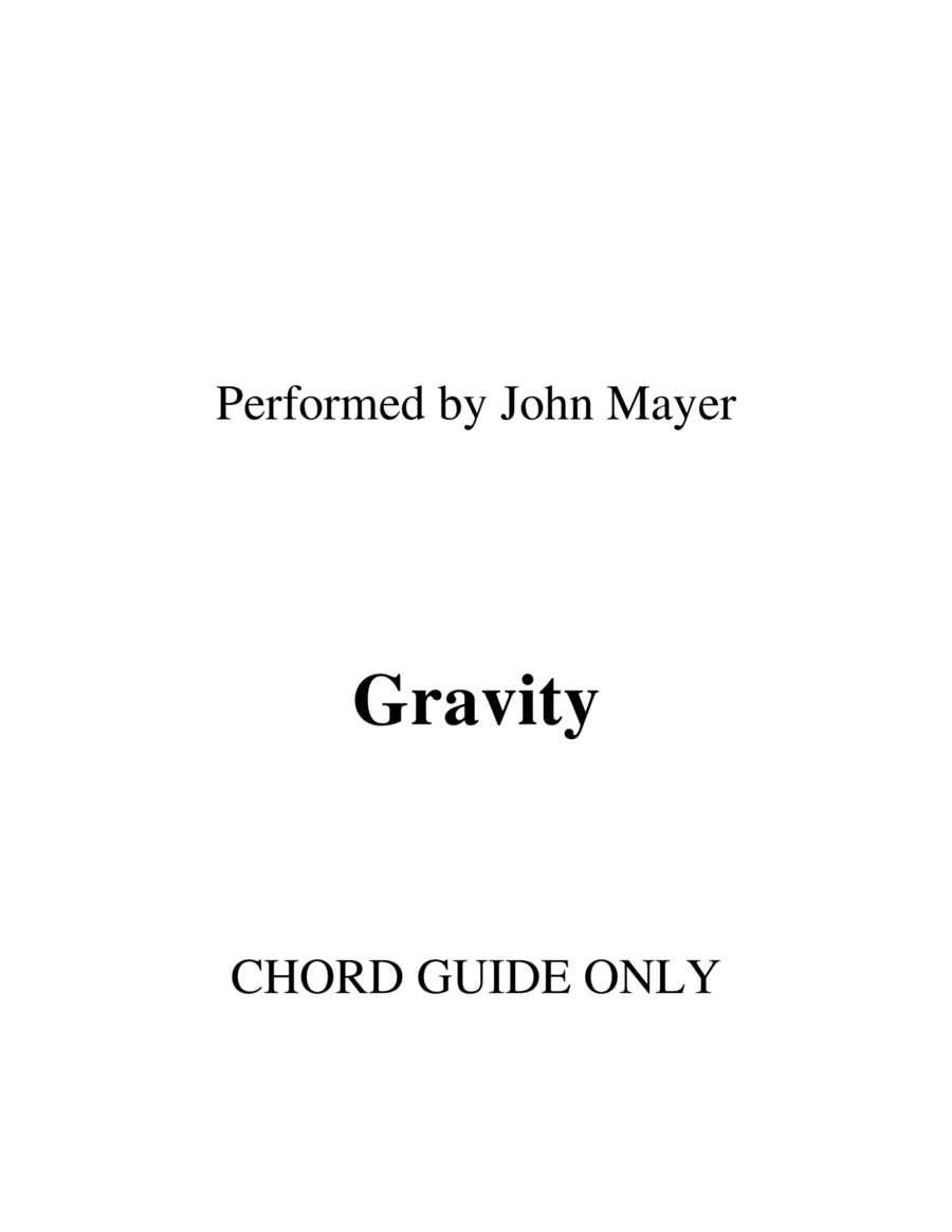 Gravity Piano scores gallery preview page 1