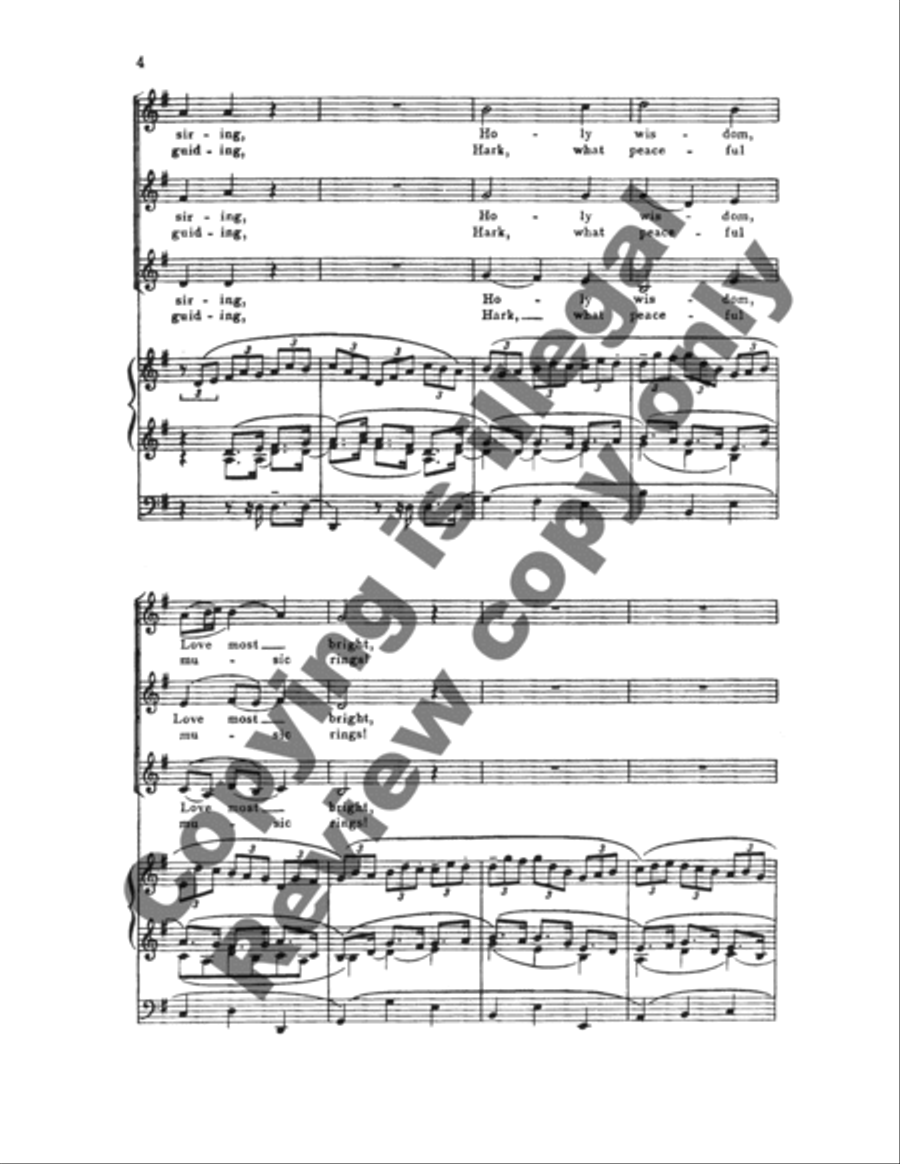 Jesu, joy of man's desiring SSA scores gallery preview page 9