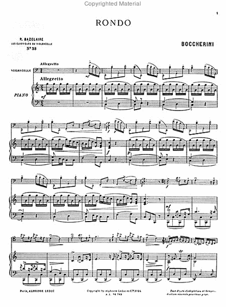 Classique Violoncelle No.38: Rondo