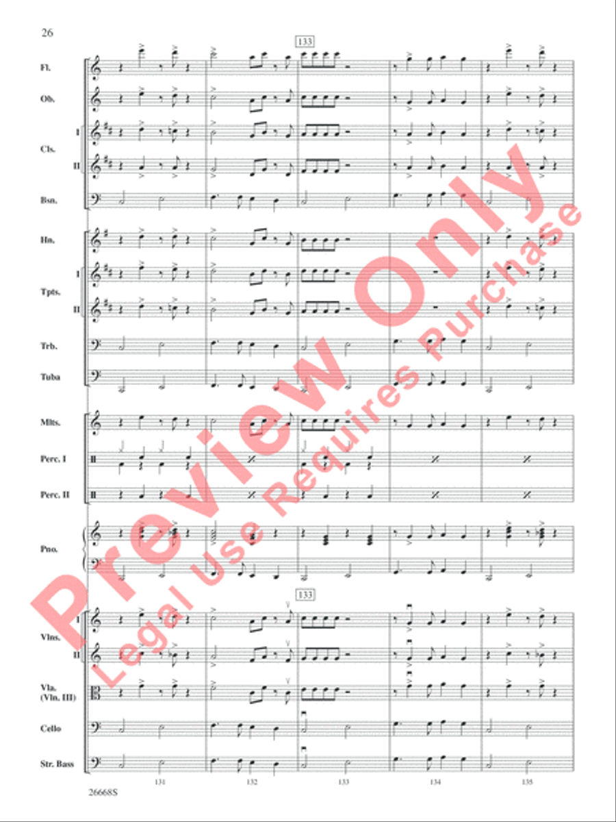 Grease Grease Full Orchestra scores gallery preview page 27
