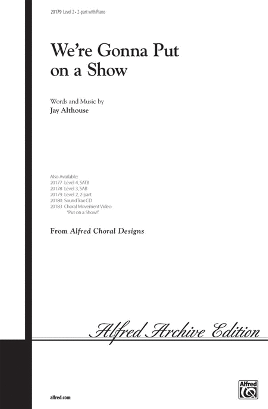 We're Gonna Put On a Show 2-Part scores gallery preview page 1