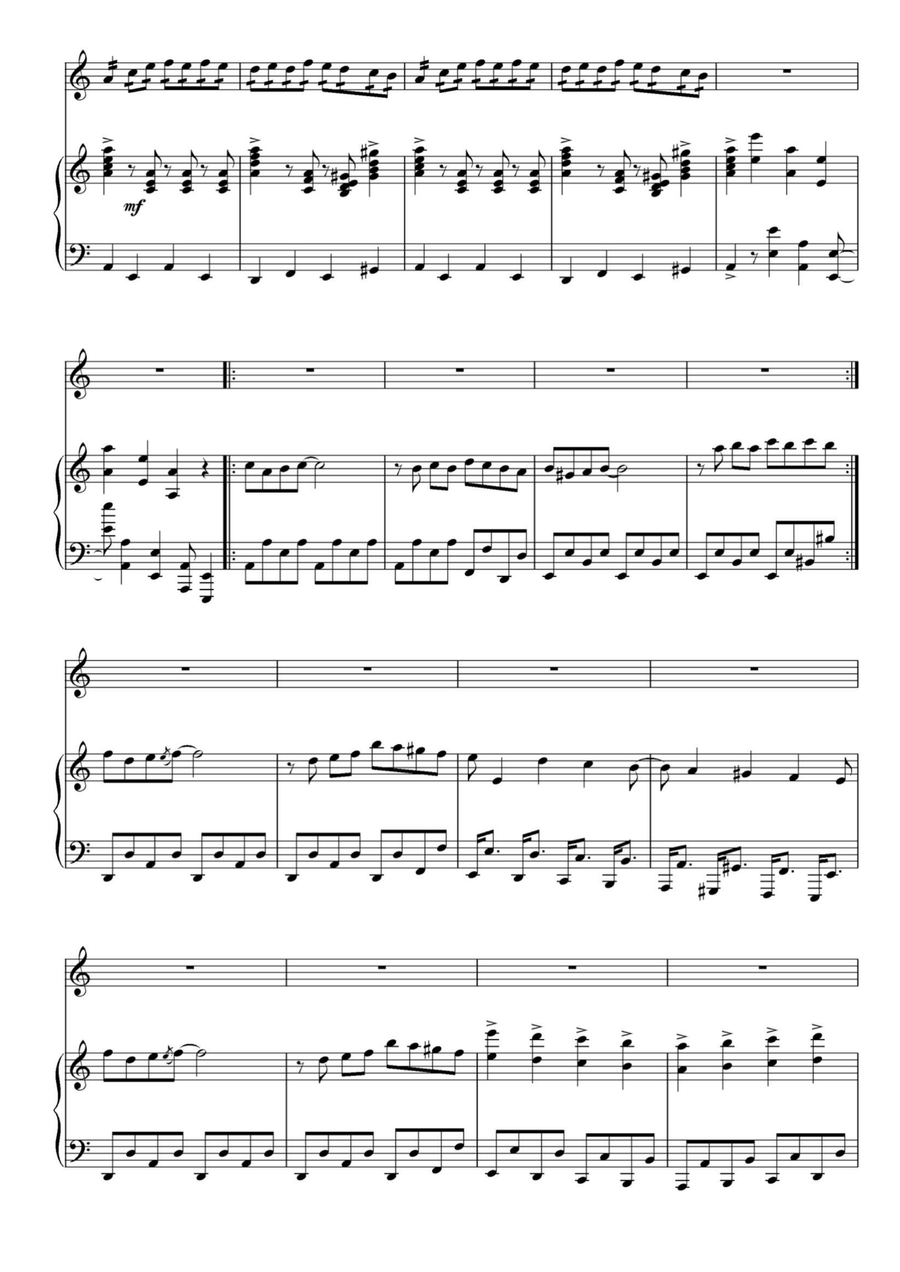 Bijan Mortazavi - Toofan Violin Solo scores gallery preview page 6