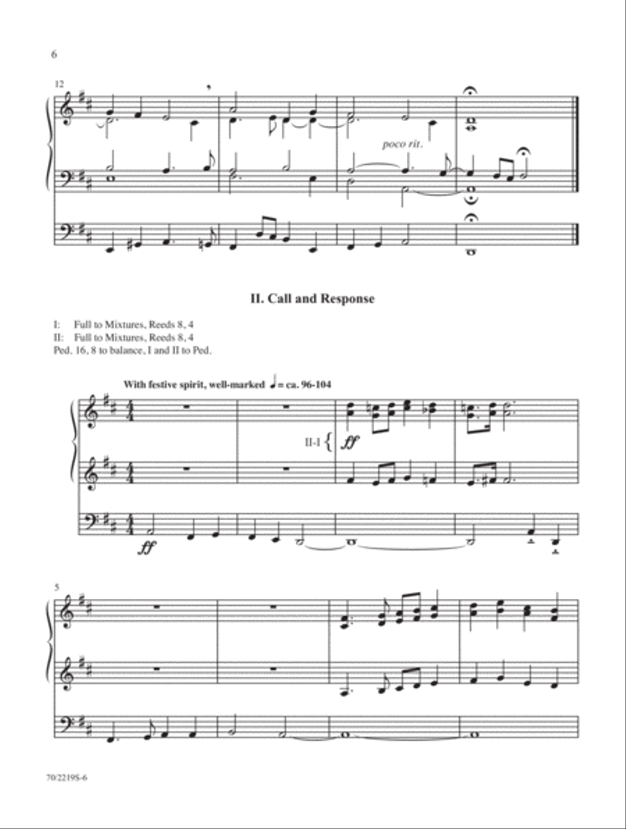 Our Hope for Years to Come Organ scores gallery preview page 6