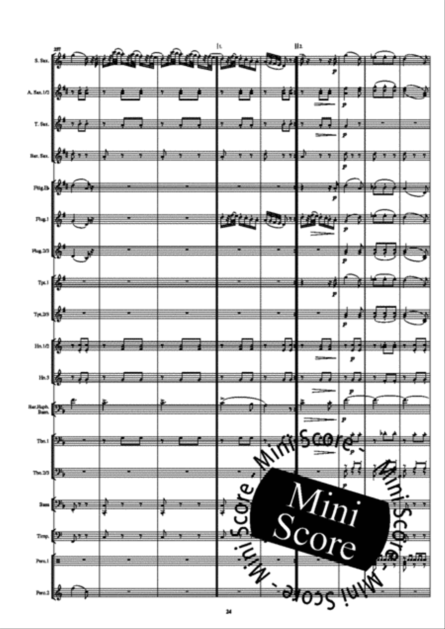 Traviata Per Banda Fanfare Band scores gallery preview page 28