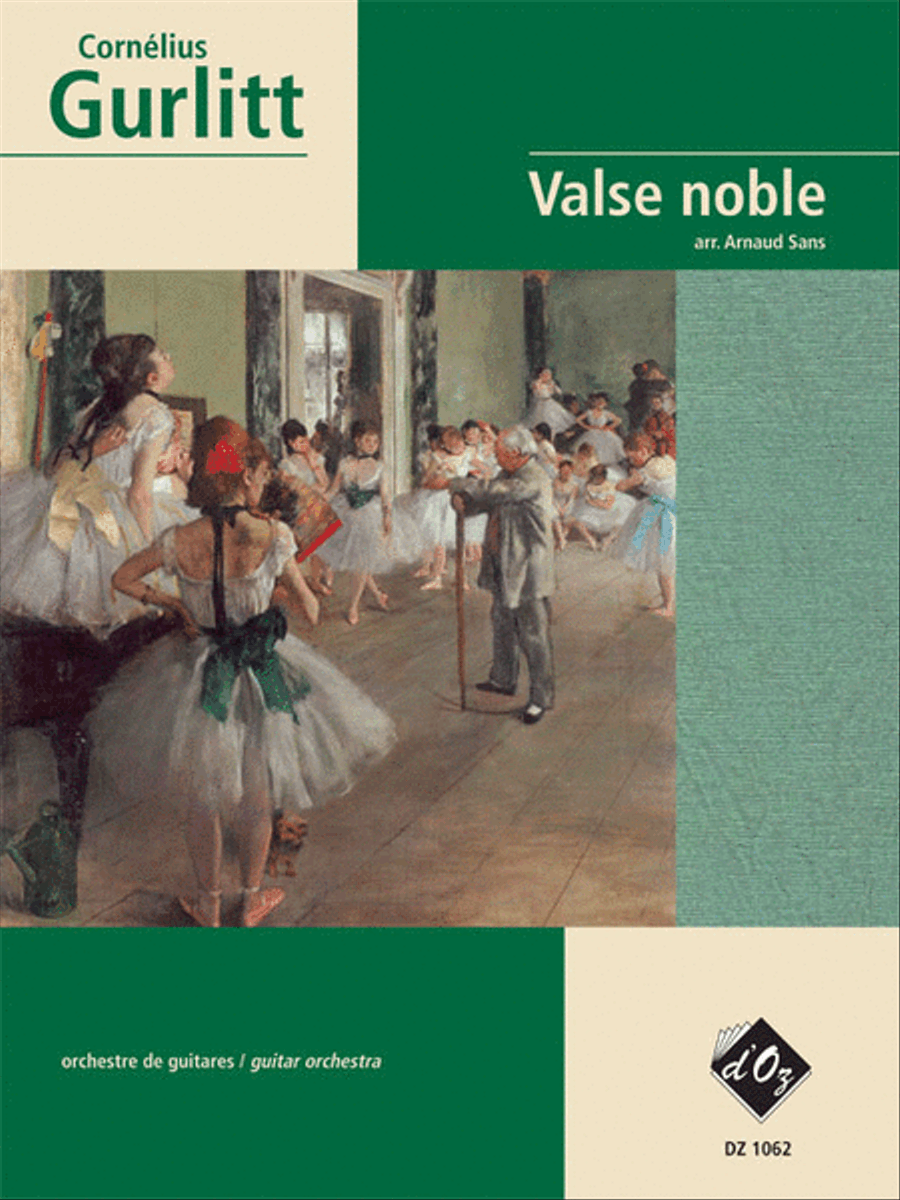 Valse noble Guitar Ensemble scores gallery preview page 1