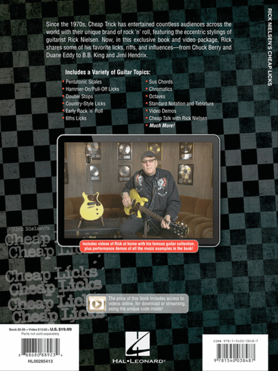 Rick Nielsen's Cheap Licks Guitar Tablature scores gallery preview page 6