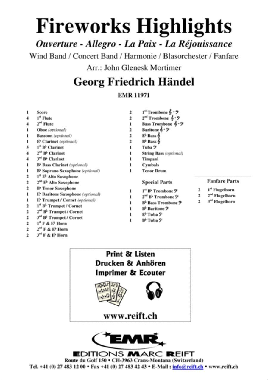 Fireworks Highlights Concert Band scores gallery preview page 2