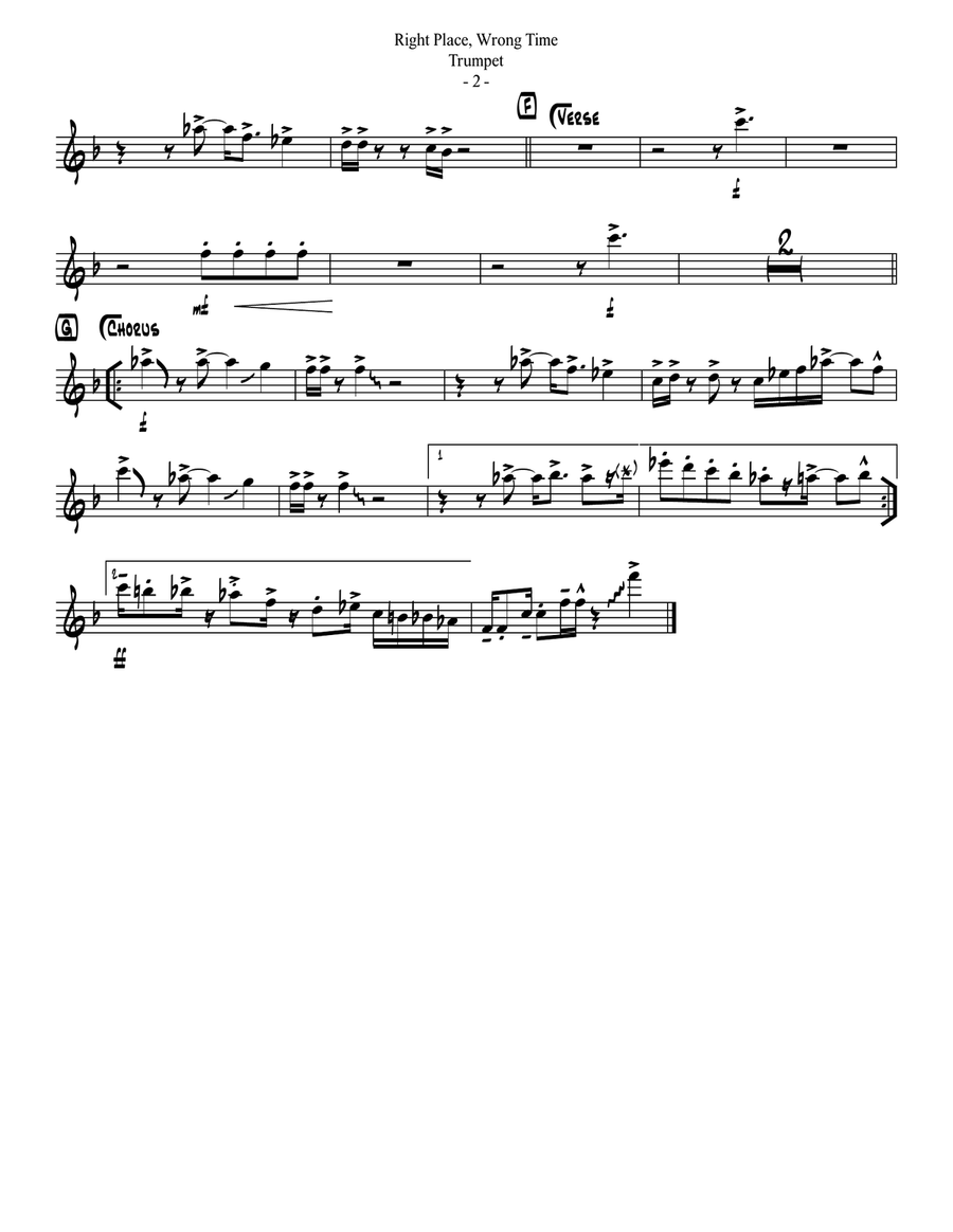 Right Place, Wrong Time Large Ensemble scores gallery preview page 6