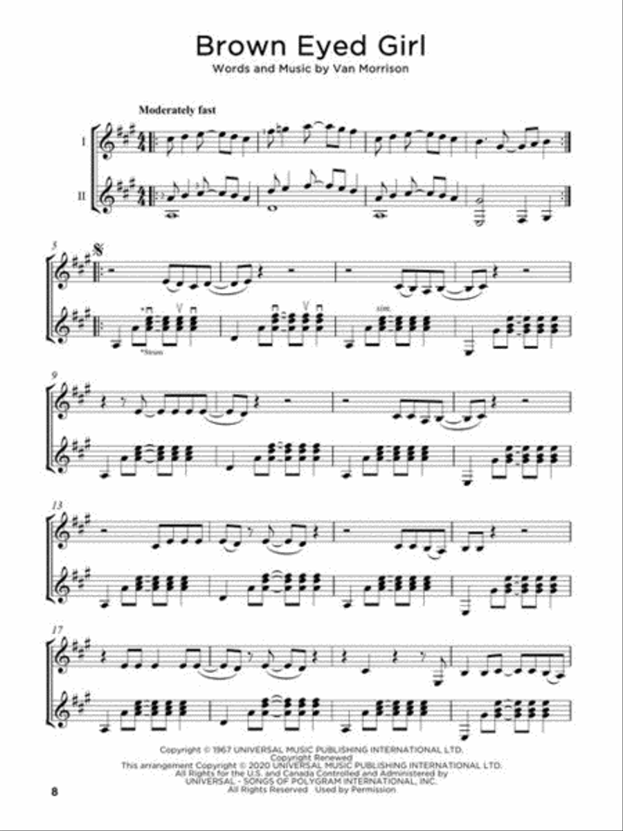 First 50 Guitar Duets You Should Play Electric Guitar scores gallery preview page 6