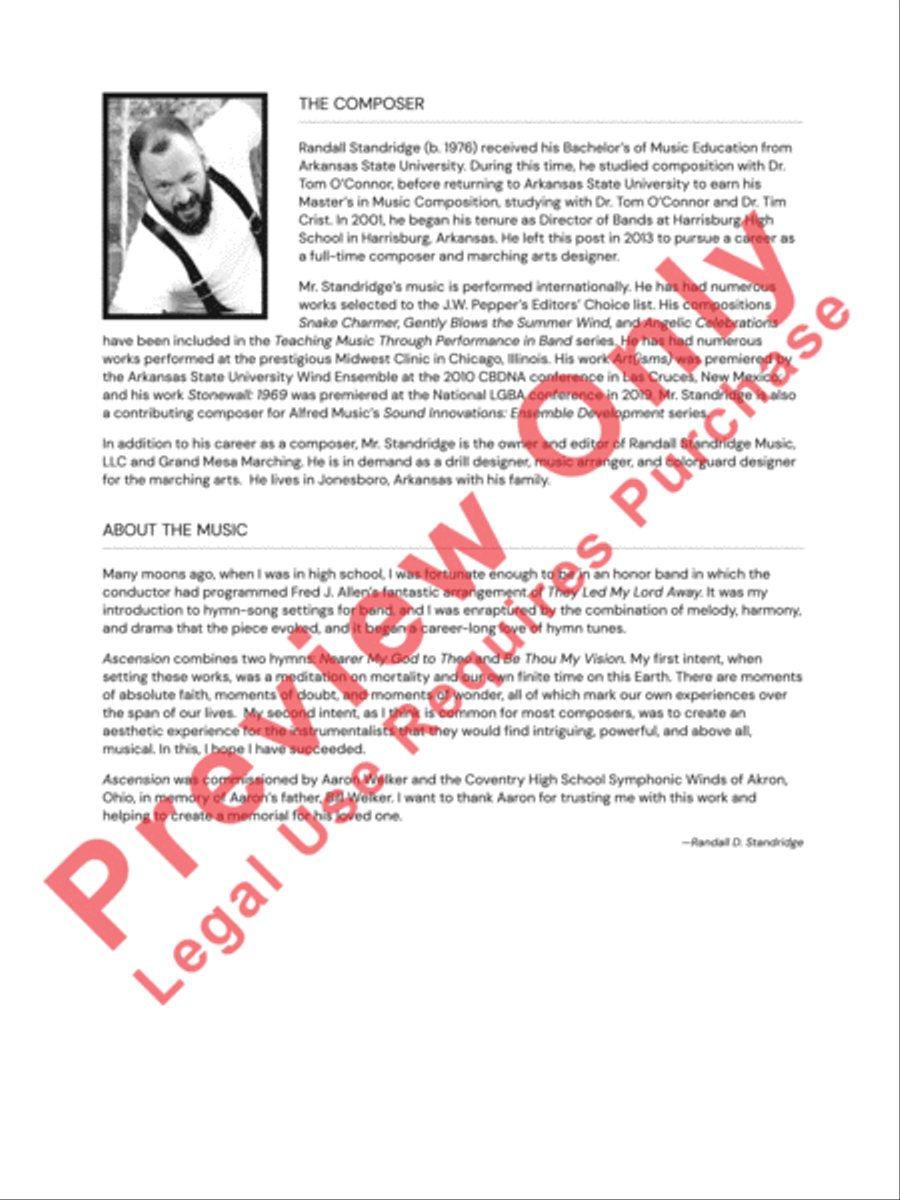 Ascension Ascension Concert Band scores gallery preview page 3
