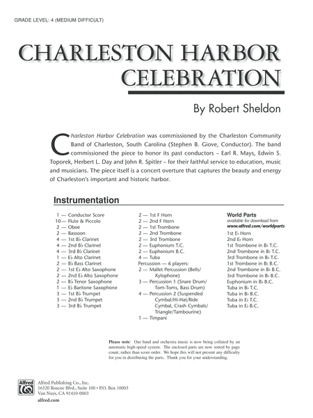 Charleston Harbor Celebration: Score