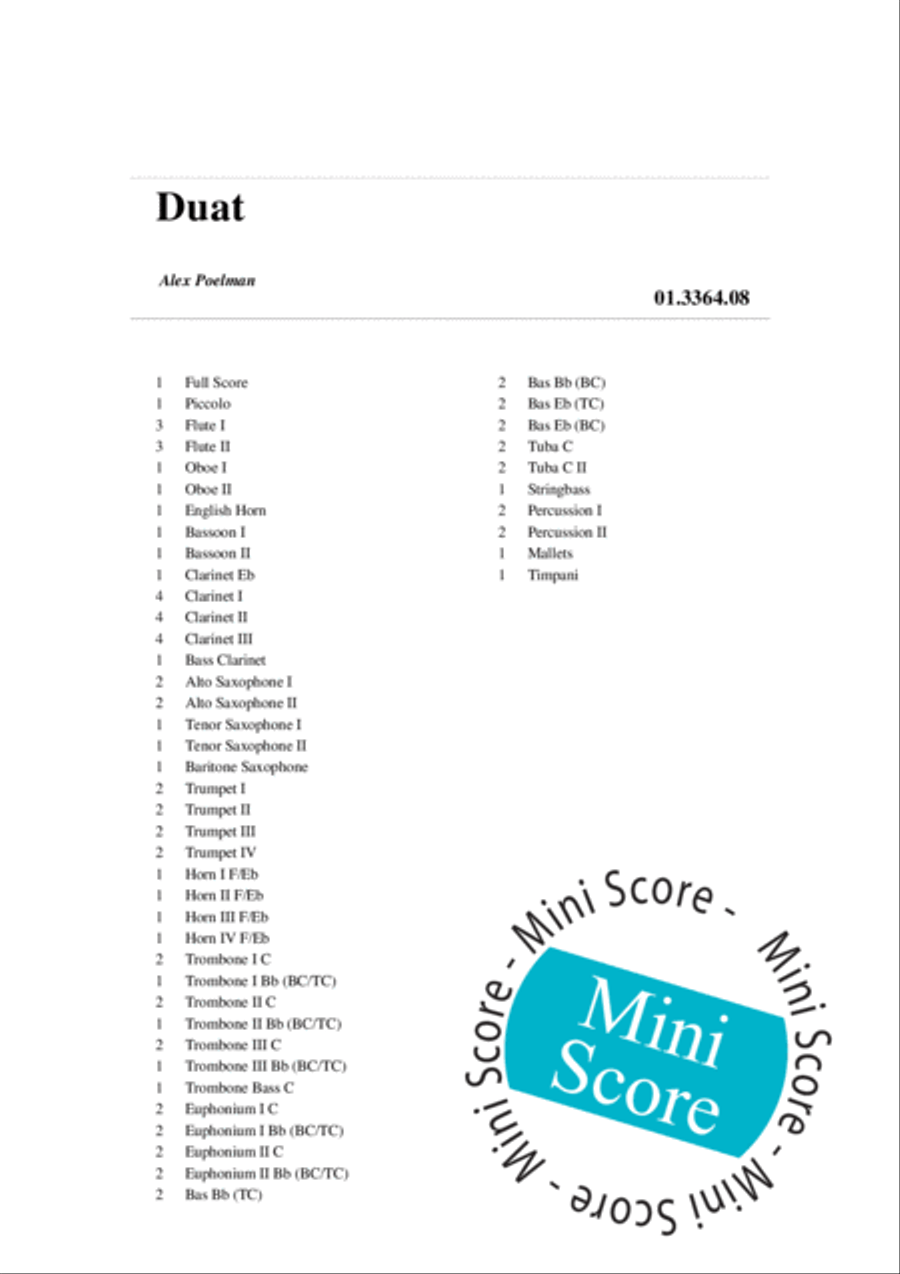 Duat Concert Band scores gallery preview page 4