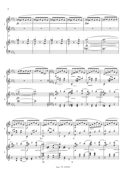 Scherzo Capriccioso, arr. for 2 pianos image number null