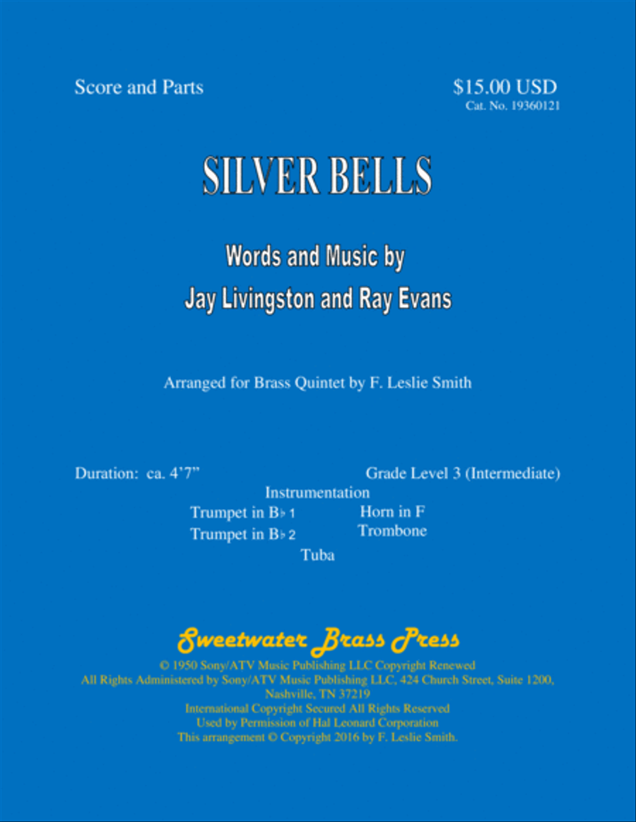 Silver Bells Brass Ensemble scores gallery preview page 1