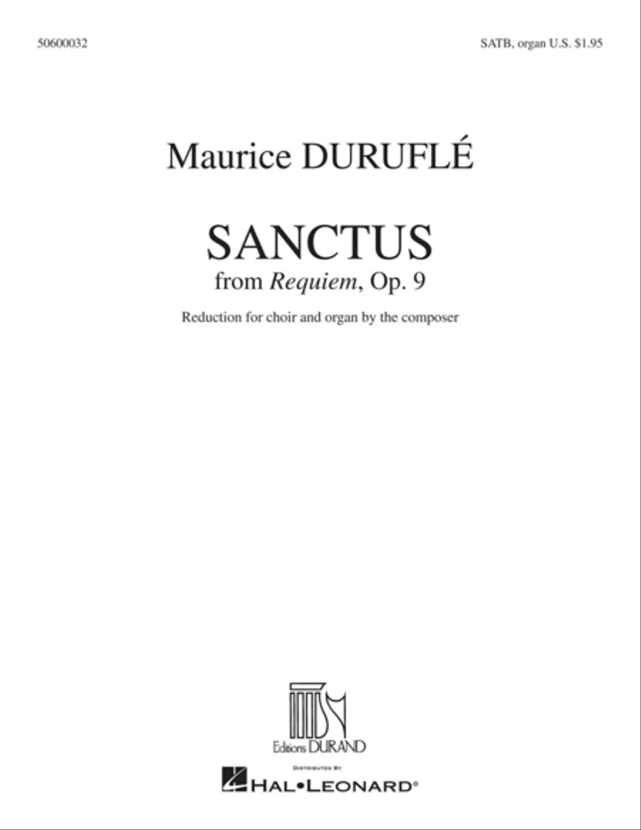 Sanctus 4-Part scores gallery preview page 1