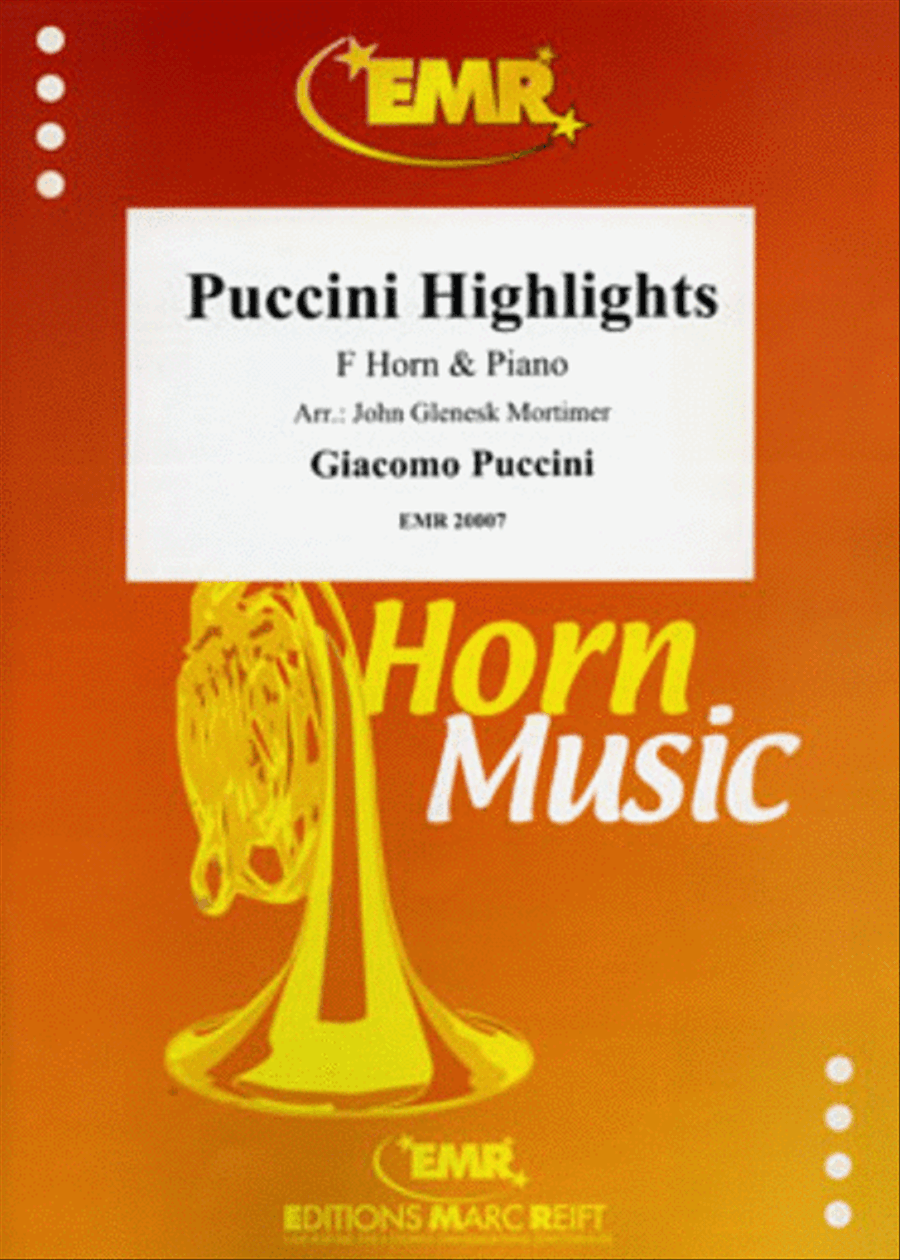 Puccini Highlights Puccini Highlights Horn scores gallery preview page 1
