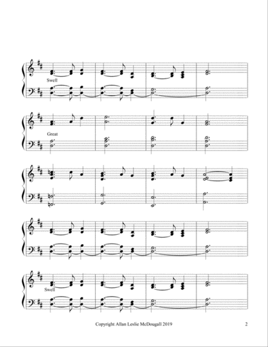 Reverie Organ Solo scores gallery preview page 2