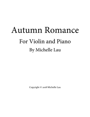 Autumn Romance for Violin and Piano