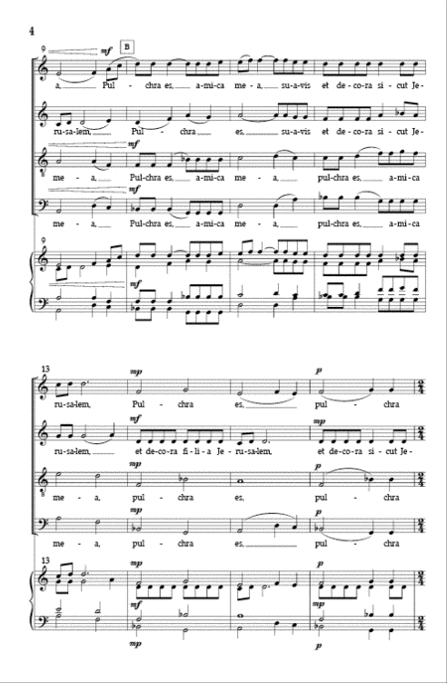 Northern Lights (SATB)