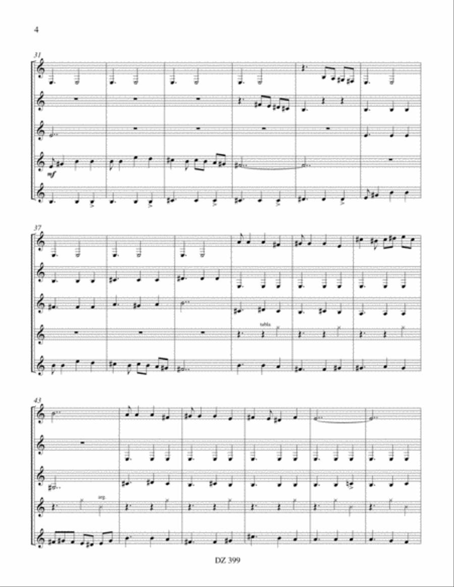 Roumania Guitar Ensemble scores gallery preview page 4
