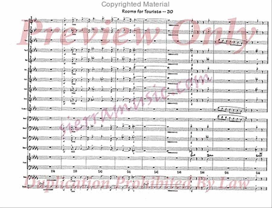 Rooms For Tourists Rooms For Tourists Jazz Ensemble scores gallery preview page 31