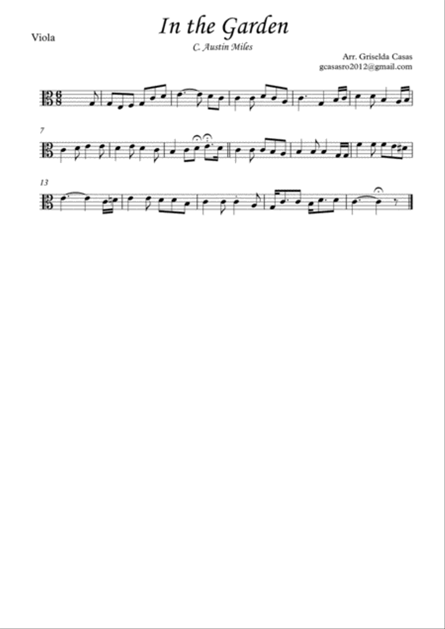 In the Garden String Duet scores gallery preview page 1