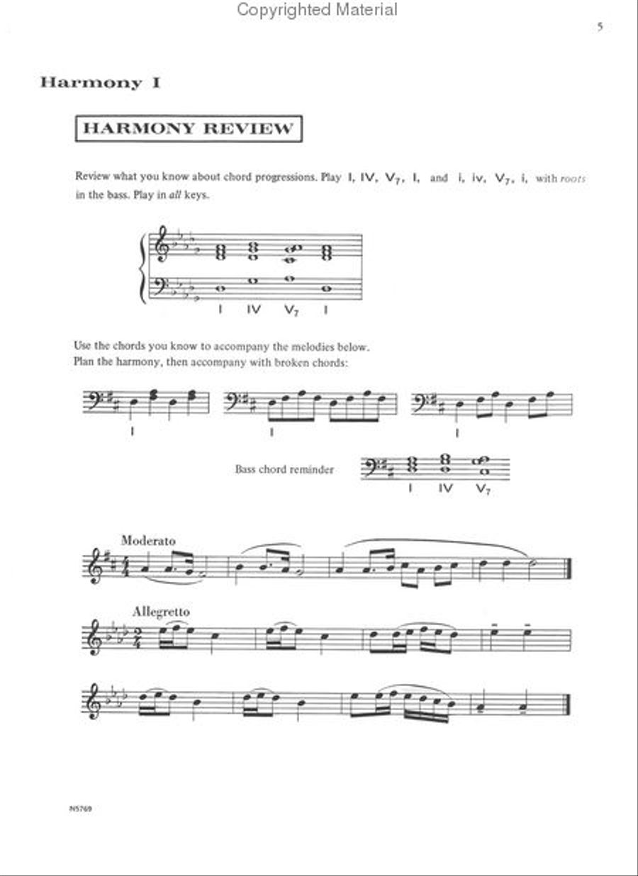 Music Pathways - Musicianship 5A Piano Method scores gallery preview page 2
