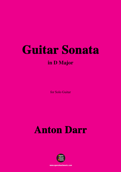 Adam Darr-Guitar Sonata,in D Major,for Guitar image number null