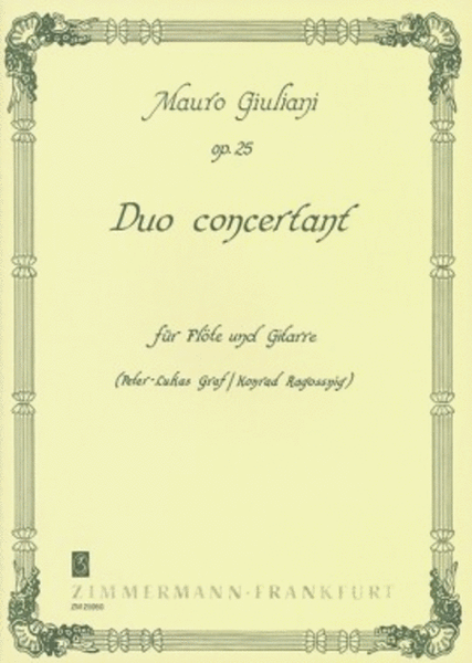 Duo concertant Op. 25