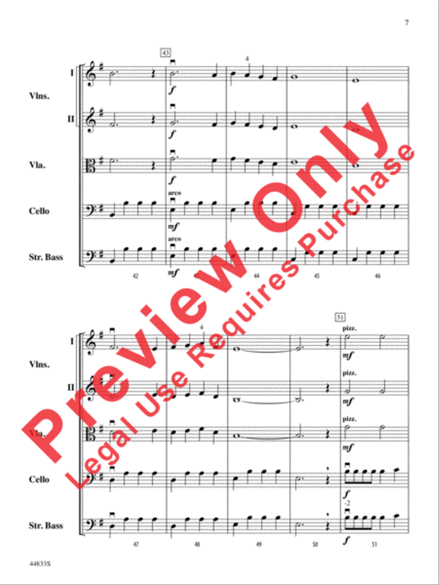 Our Heroes String Orchestra scores gallery preview page 16