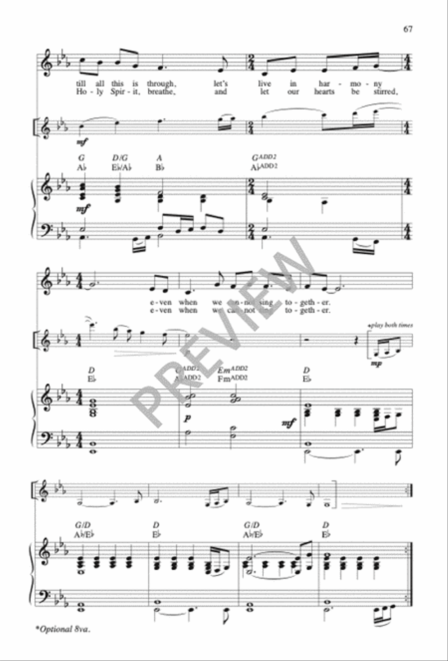 Sing No Empty Alleluias Sacred scores gallery preview page 61
