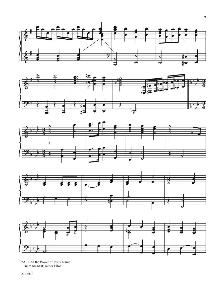 Hymn Medleys of the Faith for Piano (Digital Download) Piano scores gallery preview page 4