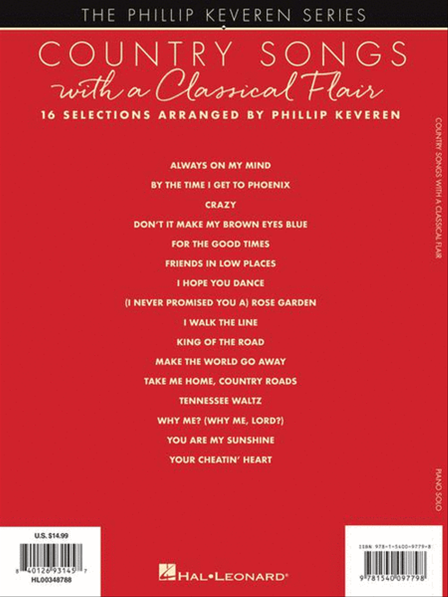 Country Songs with a Classical Flair Piano Solo scores gallery preview page 8